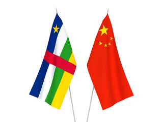 China and Central African Republic flags
