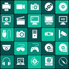 multimedia universal icons for web and mobile