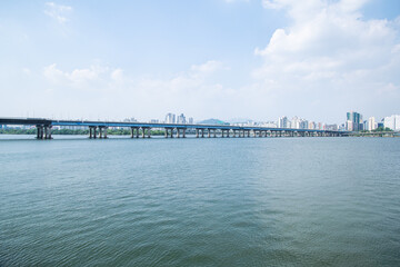 Obraz premium Han River, Seoul, South Korea