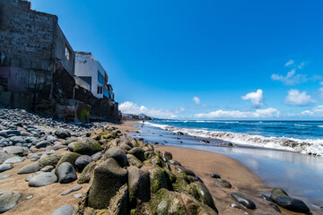 coast in north Gran Canaria