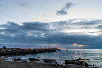 sunset over the sea Arguineguin