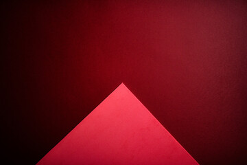 red triangle background