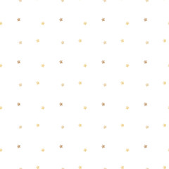 Watercolor illustration. Seamless pattern with stars.