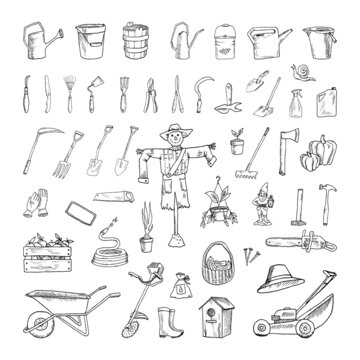 65,500+ Garden Tools Drawing Stock Photos, Pictures & Royalty-Free