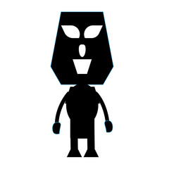 3d man in suit with glasses