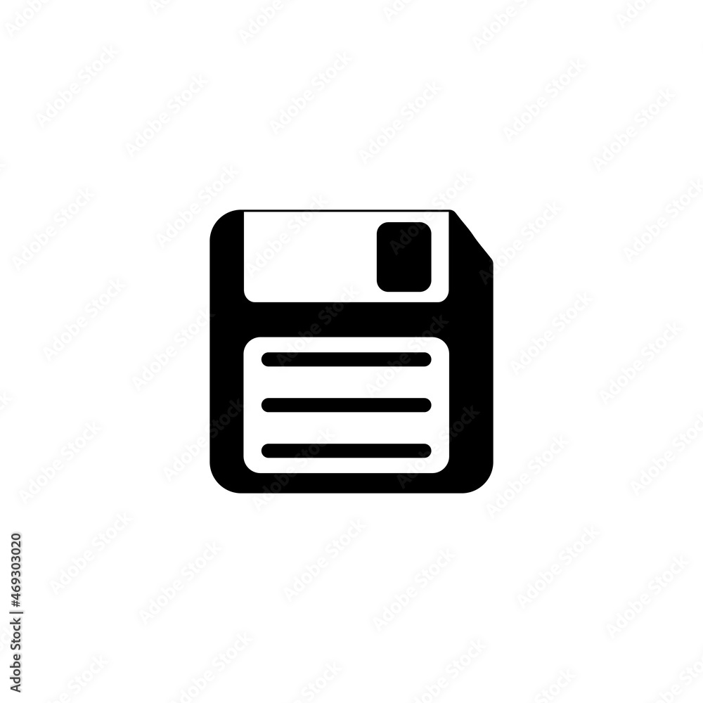 Poster flat save icon. information icon vector. vector illustration image. web flat icon.