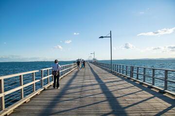 Naklejka premium Jetty in Redcliffe, Queensland, Australia