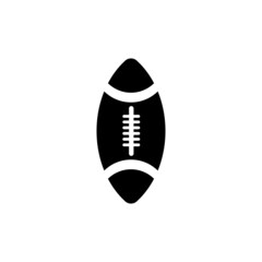 Modern ball american football icon, great design for any purposes. Modern line art illustration. Sport background.