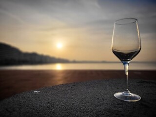 glass of wine