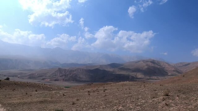 A spectacular natural landscape encountered on the way to Lake Arashan