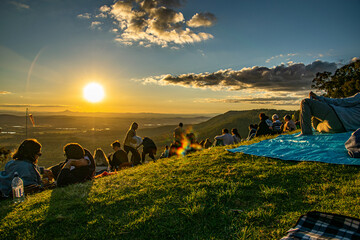 Sunset in Tamborine Mountain, Queensland, Australia