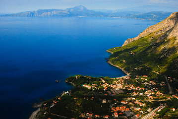 The View from the Jesus statue in Maratea bay