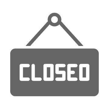 Closed Sign Icon
