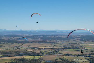 Paragliding in Tamborine Mountain, Queensland, Australia