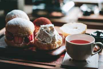 並べられたスイーツたち