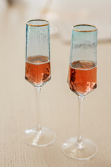 wedding glasses for wine and champagne