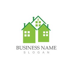 green home  vector template