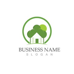 green home  vector template