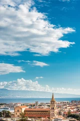 Deurstickers Street view of Messina city, Italy © ilolab