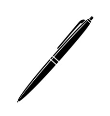 fine writing pen silhouette