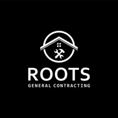 Real estate House Building General Contracting Logo Design