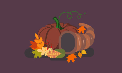 Happy Thanksgiving day, background, harvest for thanksgiving day