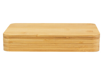 The wooden cutting board (chopping board)