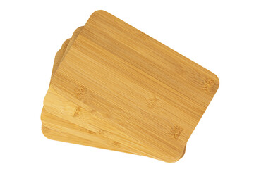 The wooden cutting board (chopping board)
