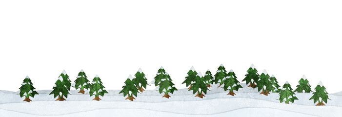 Christmas fir tree snow landscape image landscape