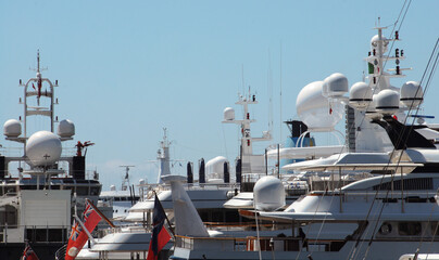 dome radars for pleasure boating are now widespread technology in marinas © aliberti