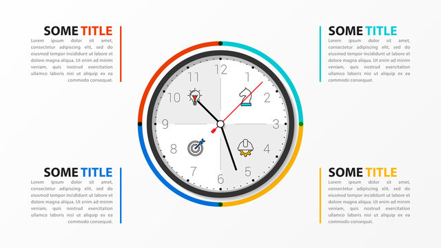 Infographic design template. Creative concept with 4 steps