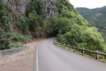 Straße, Bergstraße, Pass, La Palma, Kanaren, Urlaub, Insel, Vulkaninsel