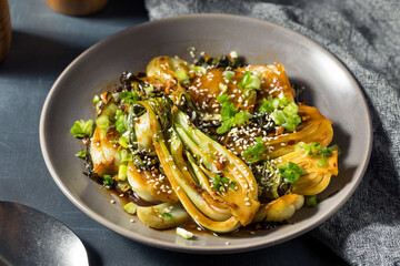 Homemade Asian Sauteed Soy Baby Bok Choy