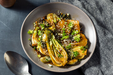 Homemade Asian Sauteed Soy Baby Bok Choy