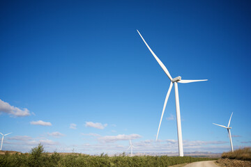 Green energy concept view