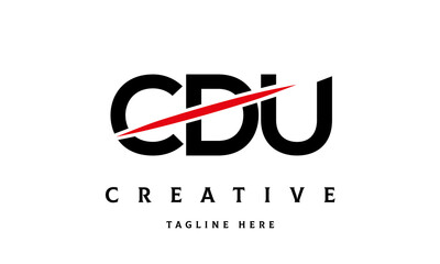 CDU creative three latter logo