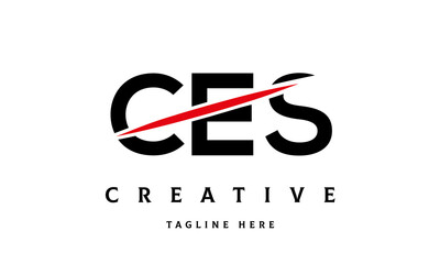 CES creative three latter logo