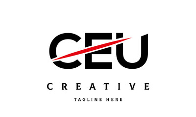 CEU creative three latter logo