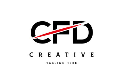 CFD creative three latter logo