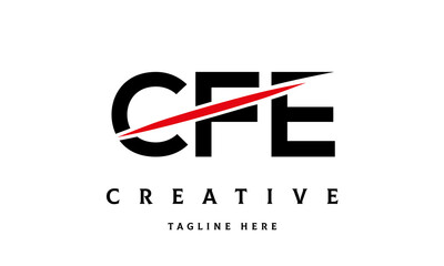 CFE creative three latter logo