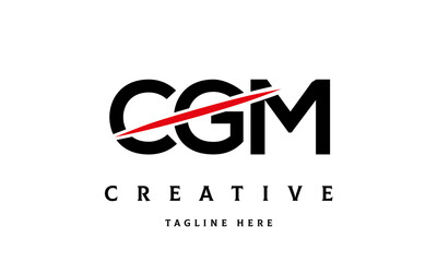 CGM creative three latter logo