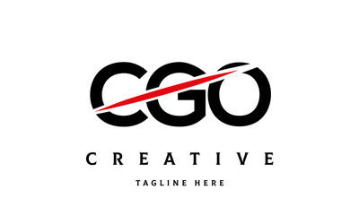 CGO creative three latter logo