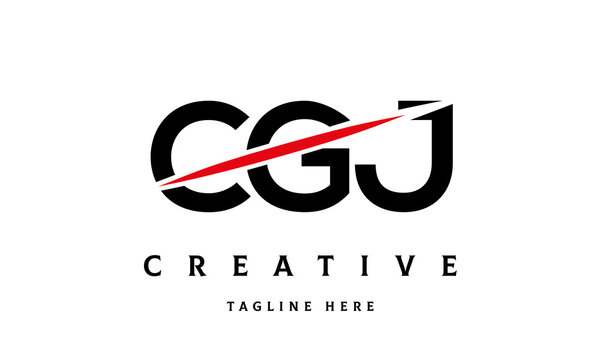 CGJ creative three latter logo