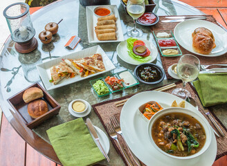 set of food