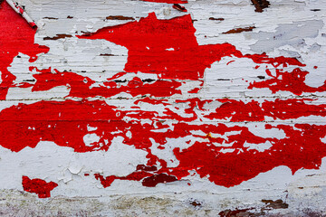 red paint background