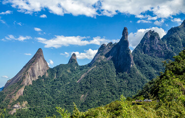 God´s Finger peak in Teresopolis Mountains, Rio de Janeiro, Brasil