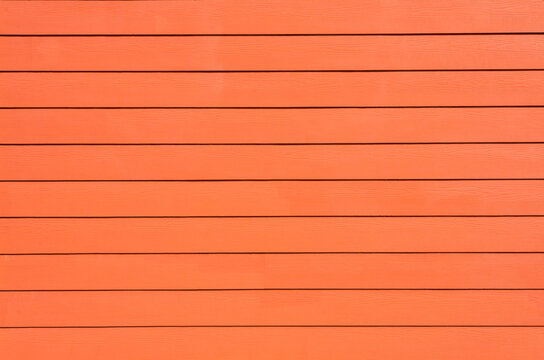 The Background Of New Orange Painted Wood