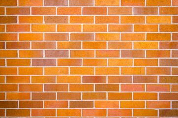 the background of new finished orange or red bricks