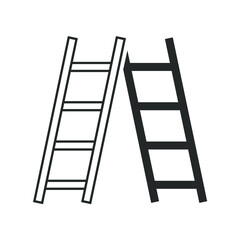 Ladder  icons symbol vector elements for infographic web