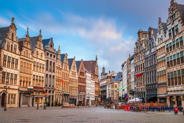 Deurstickers Antwerpen, België Stadsgezicht © SeanPavonePhoto